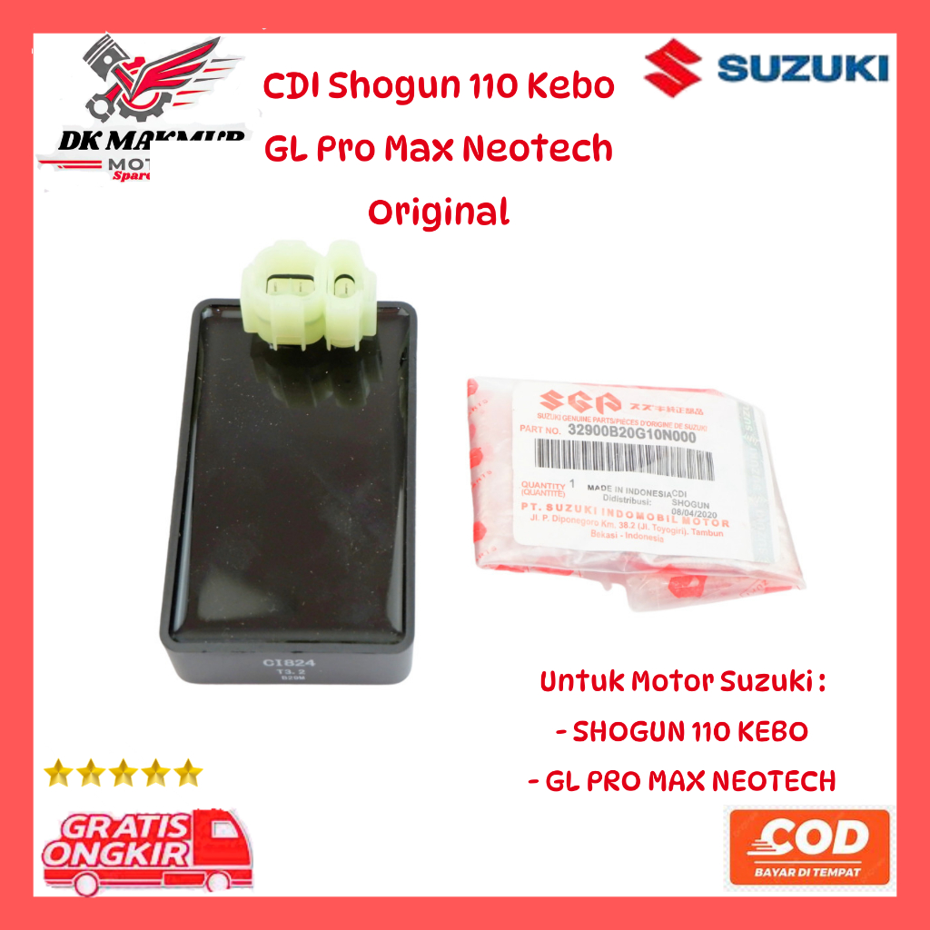 CDI Shogun 110 Kebo GL Pro Max Neotech Original | CDI Motor Suzuki & Honda Stabil