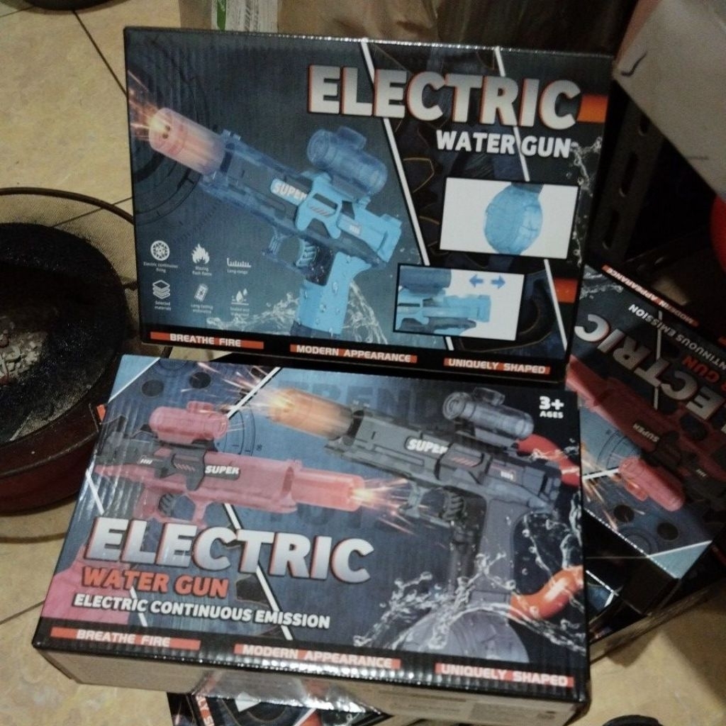 oketoys mainan pistol air ice rat electric continuous water gun electric water gun