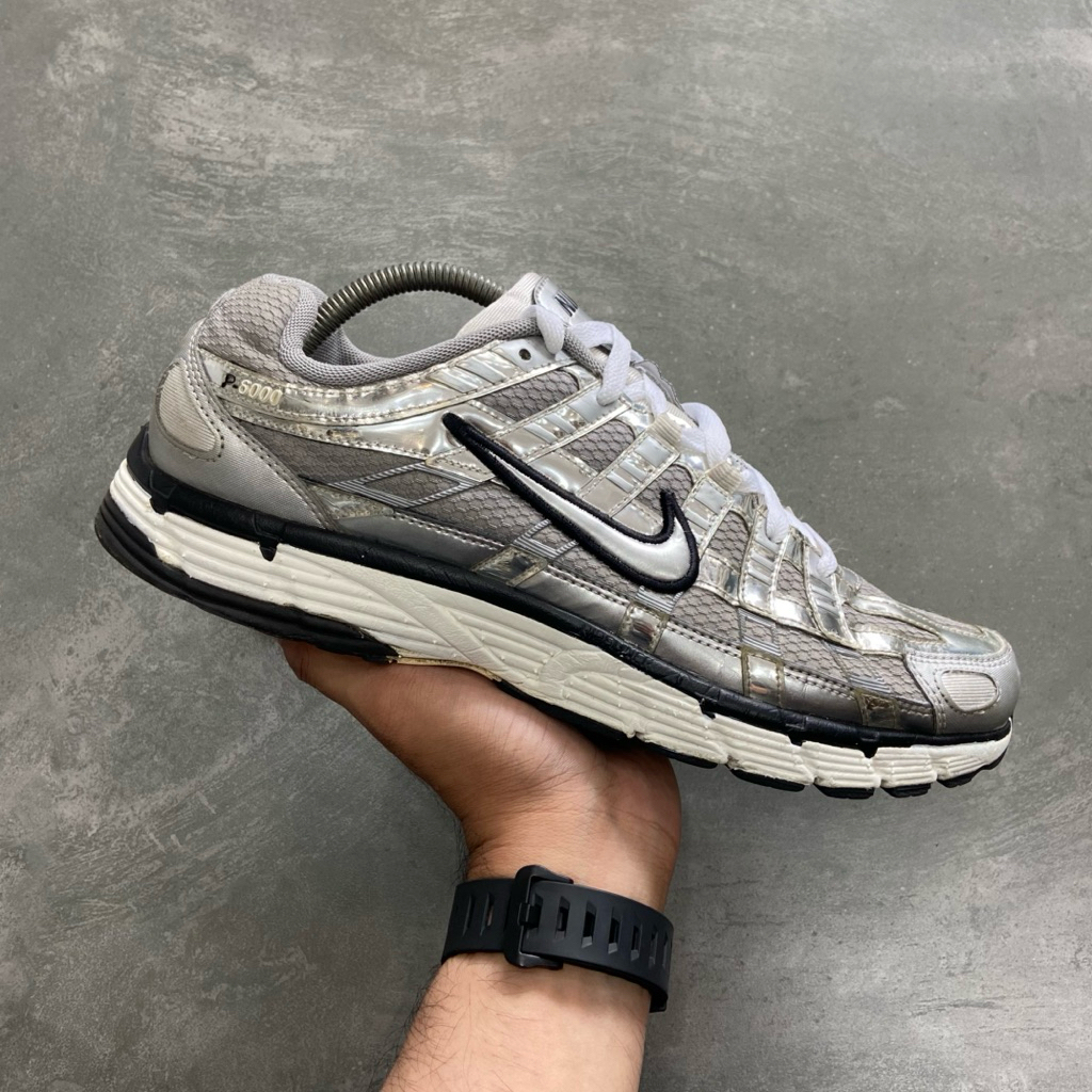 [Size 44] Nike P-6000 ‘Metallic Silver’ (CN0149-001) Second Original Kondisi Mulus Nominus. Harga Ba