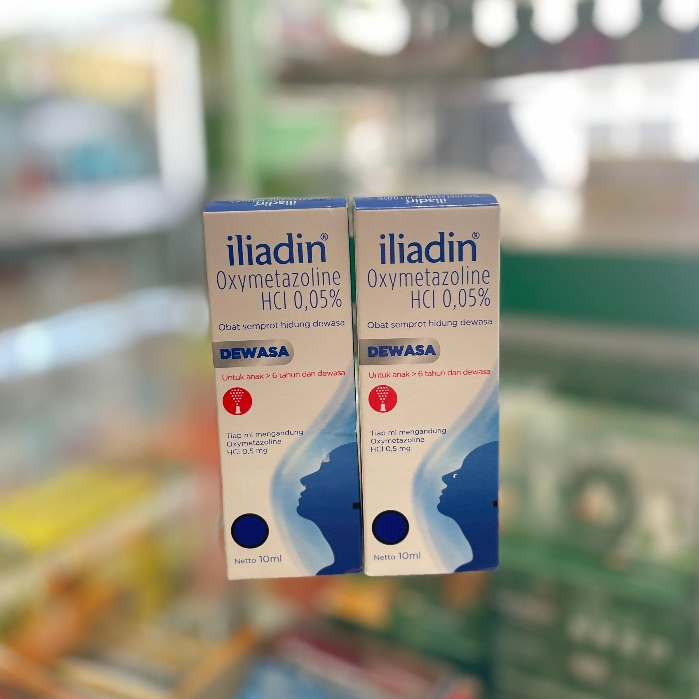 Iliadin Semprot Hidung Dewasa untuk Membantu Melegakan Hidung Tersumbat