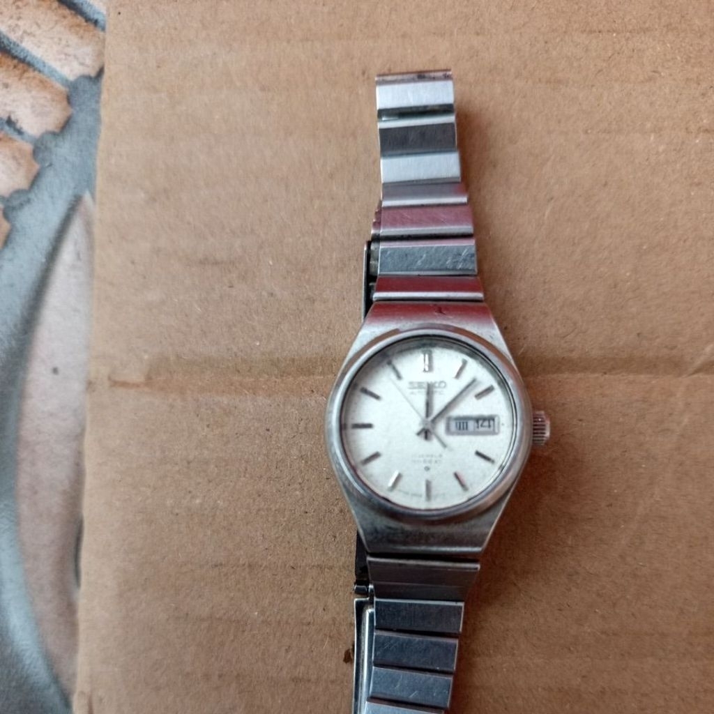 jual jam mati Seiko otomatis wanita full original bekas