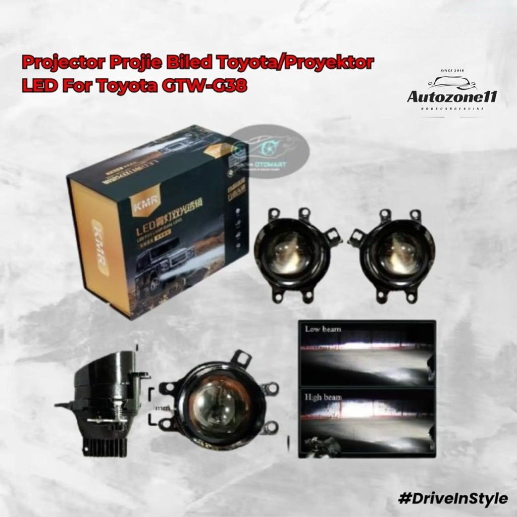 Projector Projie Biled Toyota/ Proyektor LED For Toyota GTW-G38 - 1 COLOR