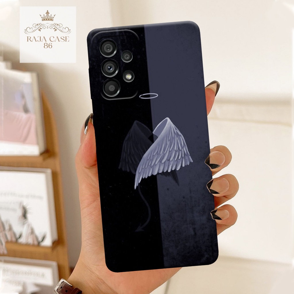 Case Samsung A32 4G  - Casing Samsung A32 4G  - Motif case HITAM PUTIH - Samsung - Softcase Samsung 