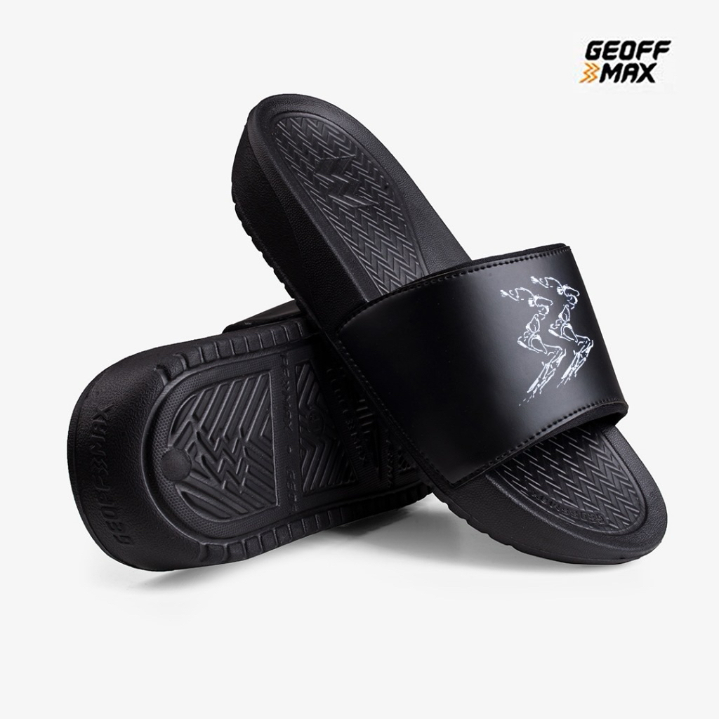 Sandal Geoff Max Original - Viper Route Black Recovery Sandal Pria & Wanita