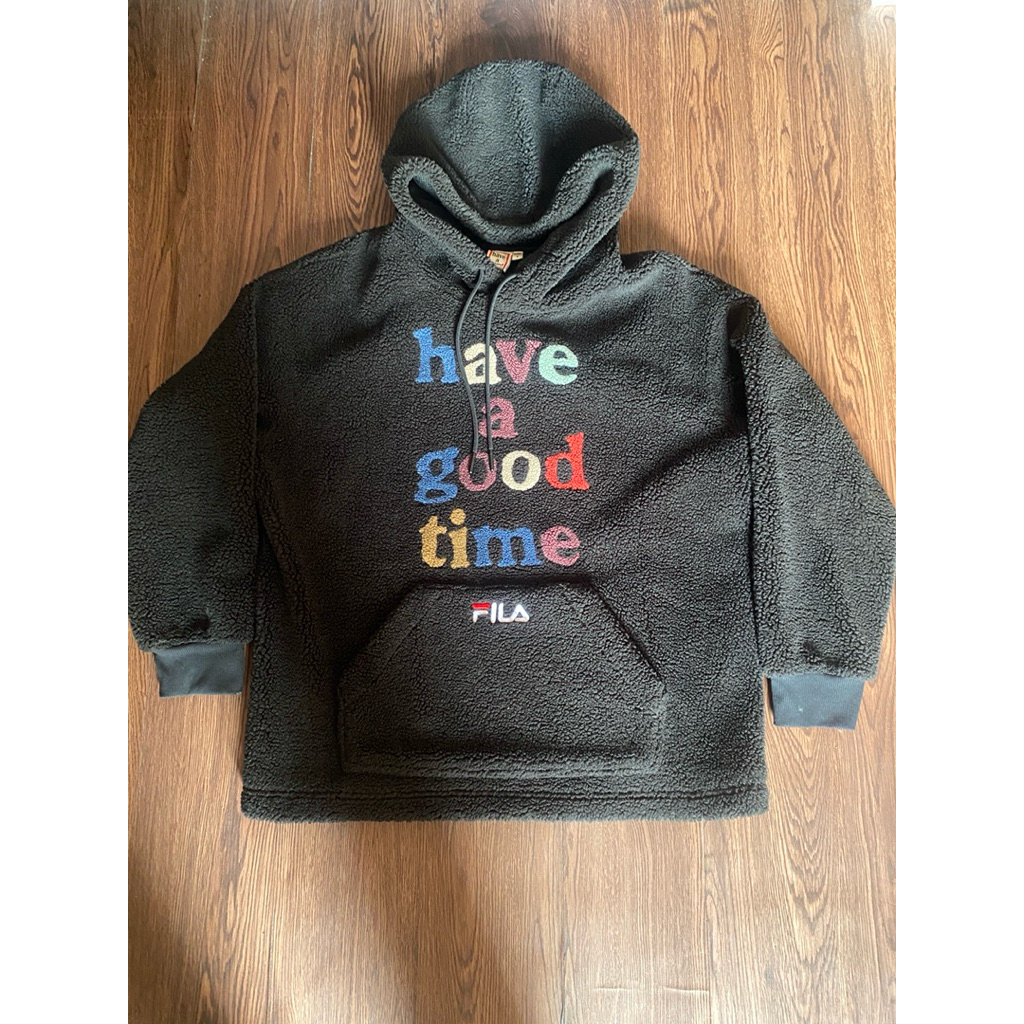 Hoodie sherpa HAGT x Fila