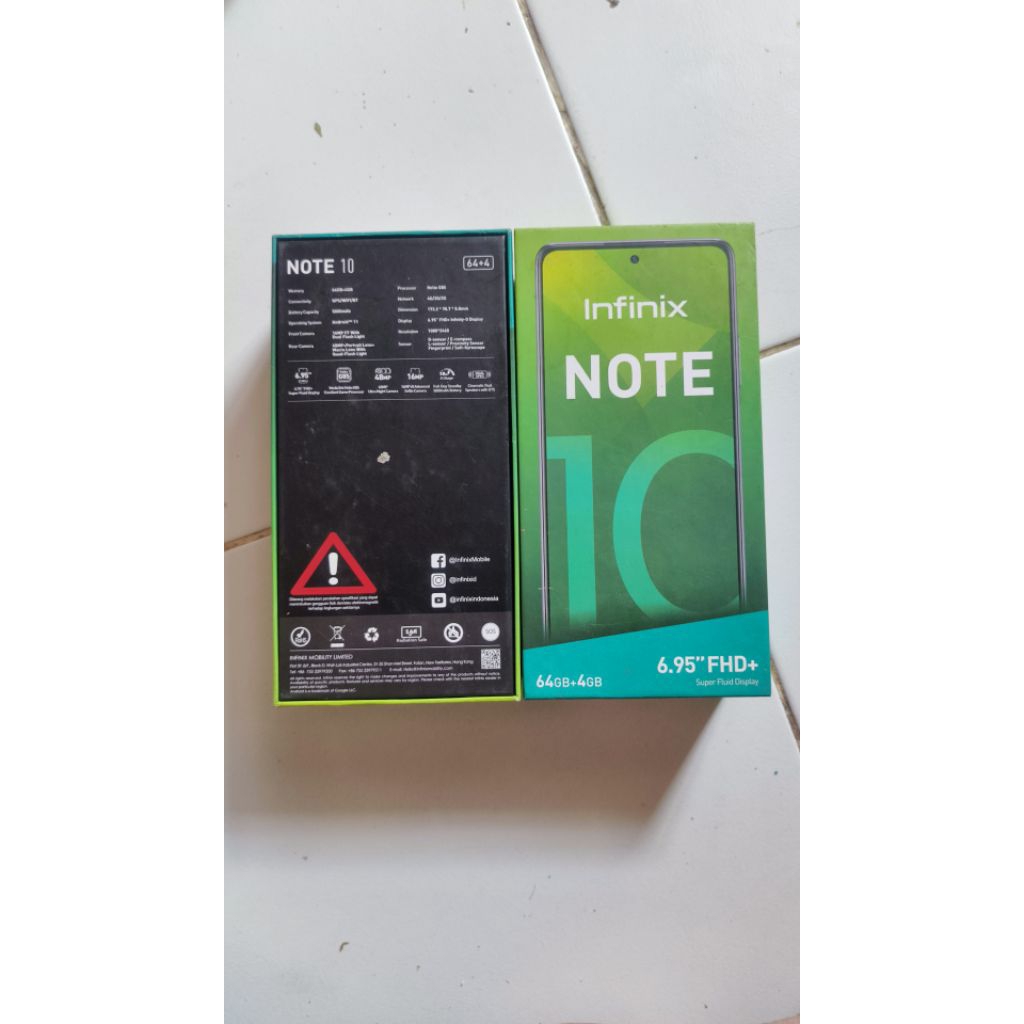 Dus Infinix Note 10 4/64