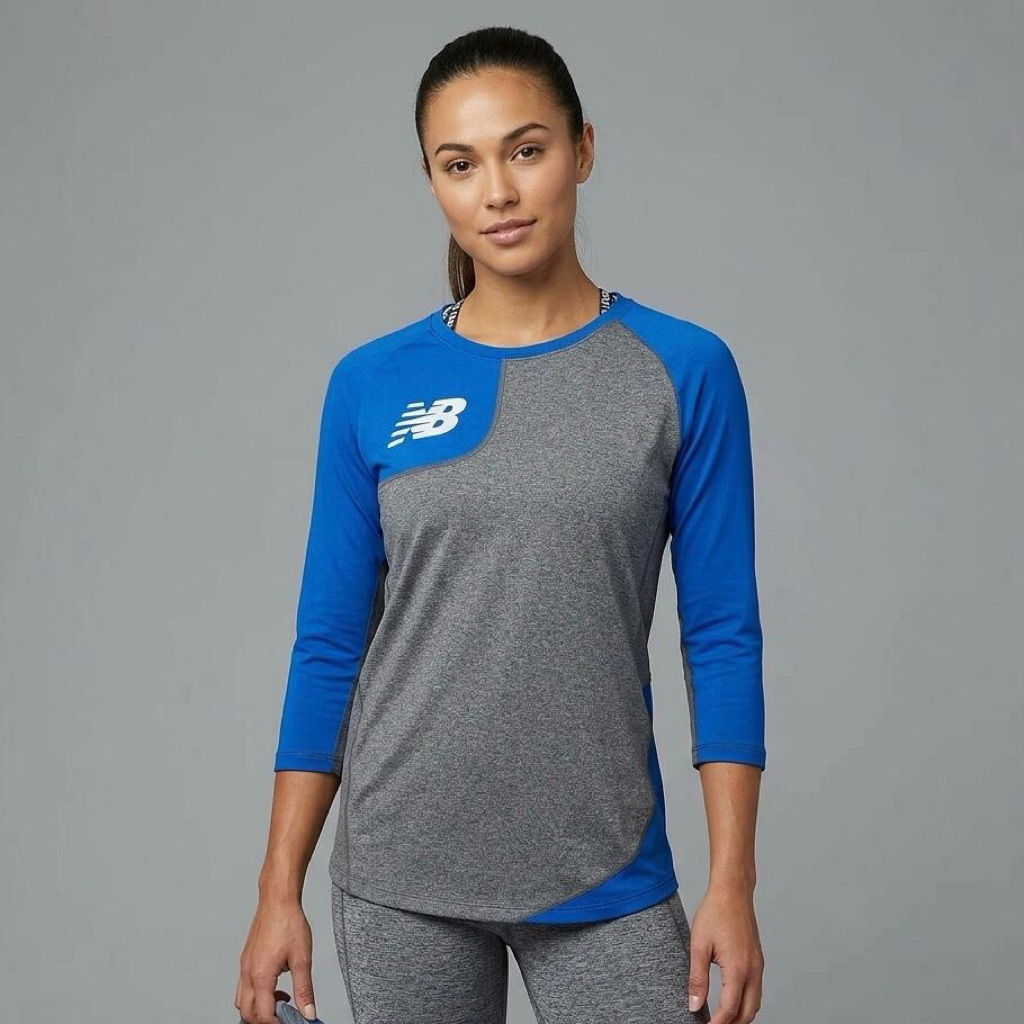 Kaos Baselayer Running Unisex NB 100 Olahraga Original Second