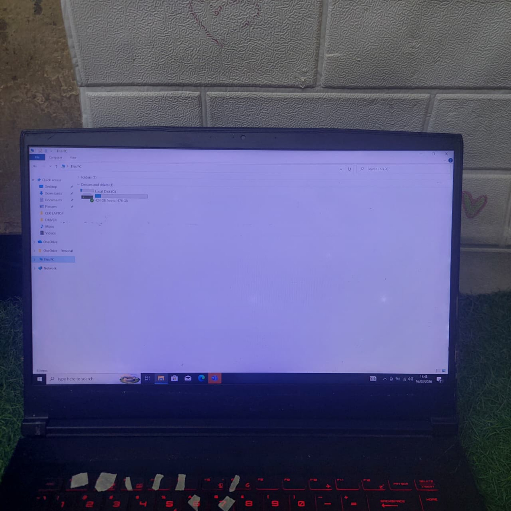LAYAR LED LAPTOP BEKAS MSI 15.6" SLIM 30PIN SMALL FRAME FHD 144Hz