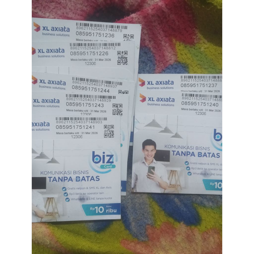 Kartu XL biz ORI udah registrasi dari XLnya