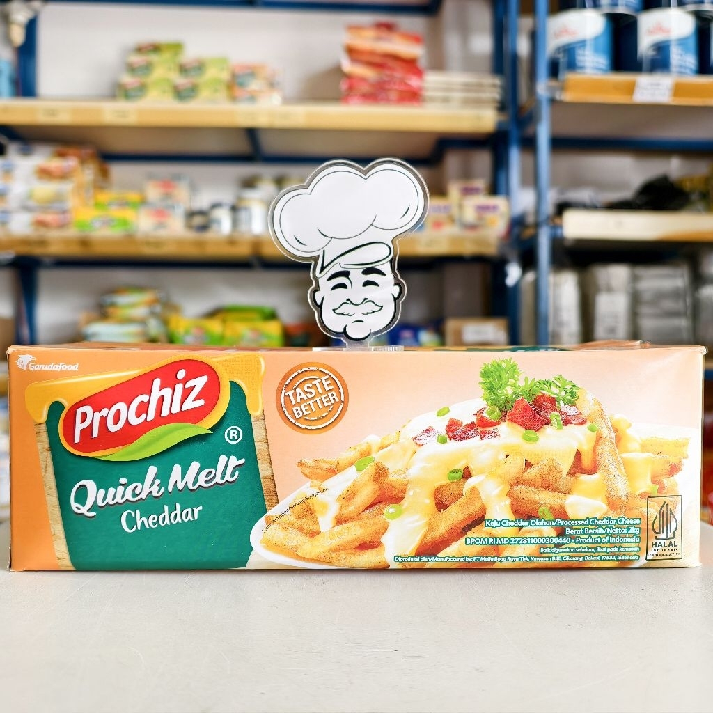 Prochiz Quick Melt 2Kg / Keju Prochiz QuickMelt / Keju Meleleh / Keju Lumer