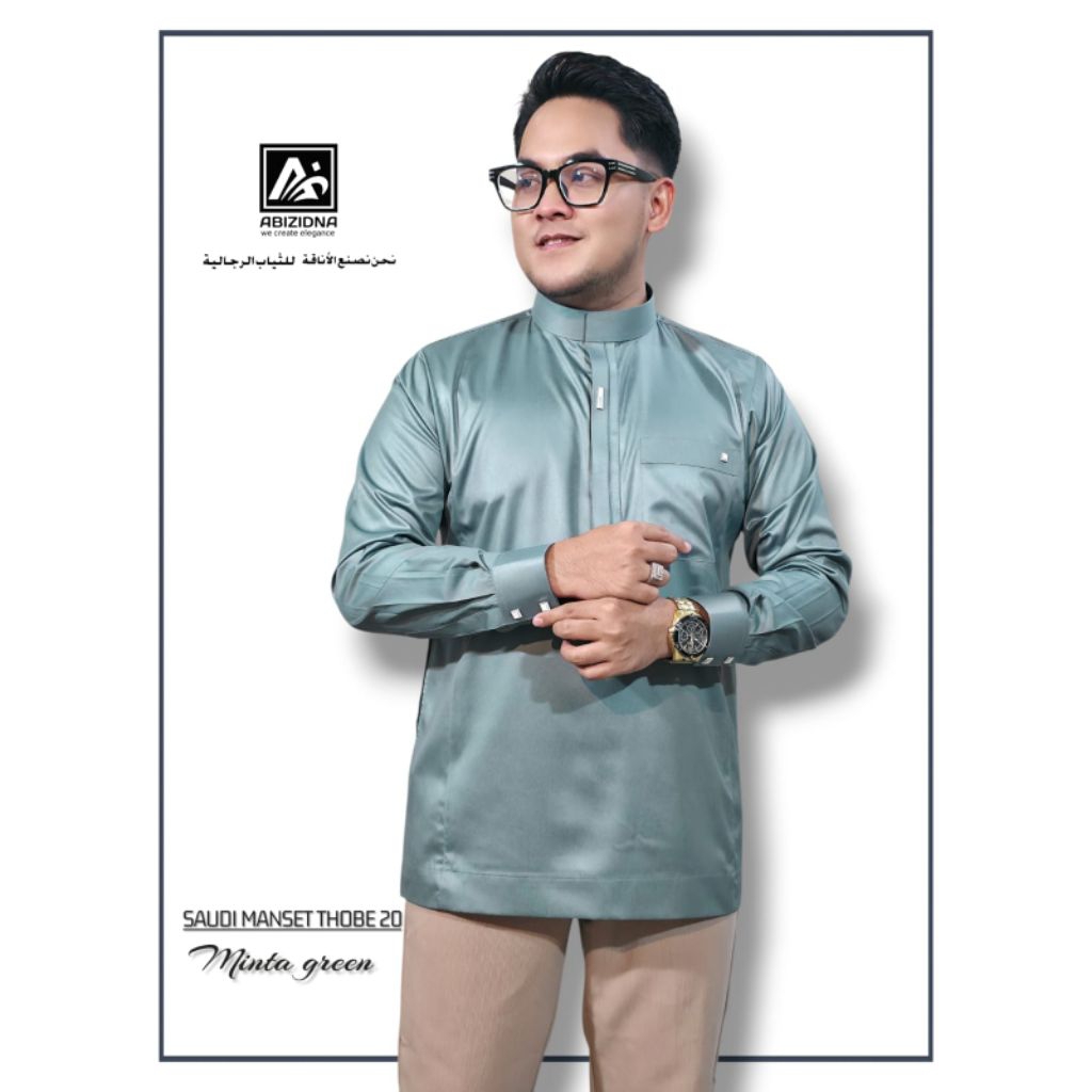 BAJU KOKO saudi abi zidan thobe 20 / koko abi zidna manset