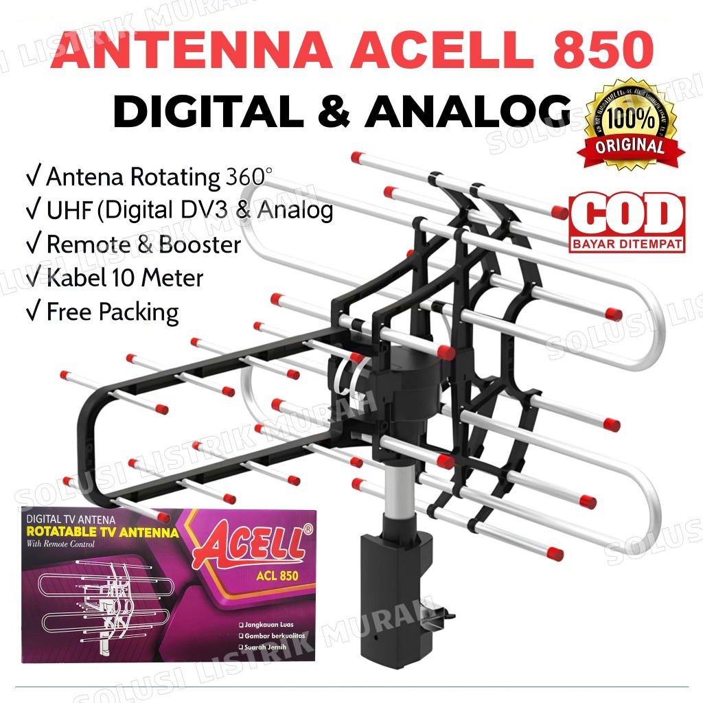 ANTENA TV DIGITAL OUTDOOR ANTENNA REMOTE DIGITAL TV