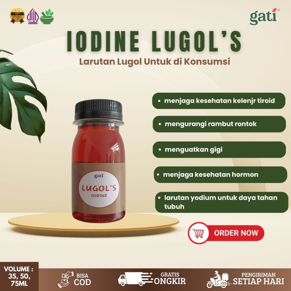 Gatihealth Iodin Lugol 1% / Larutan IugoI / lugol