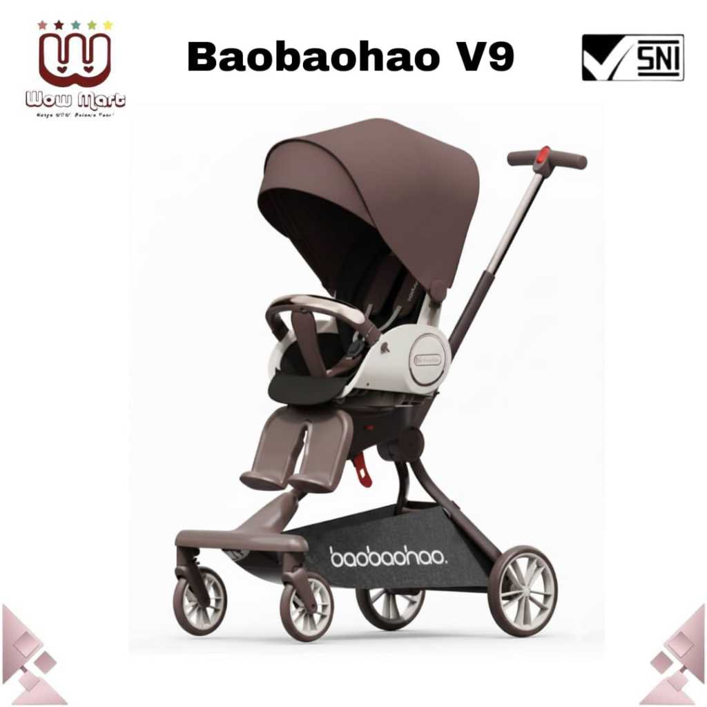 V9 C Baobaohao Baby Stroller Adjustable Seat // V18 // V18+ // Kereta Dorong Bayi Dua Arah // BaoBao