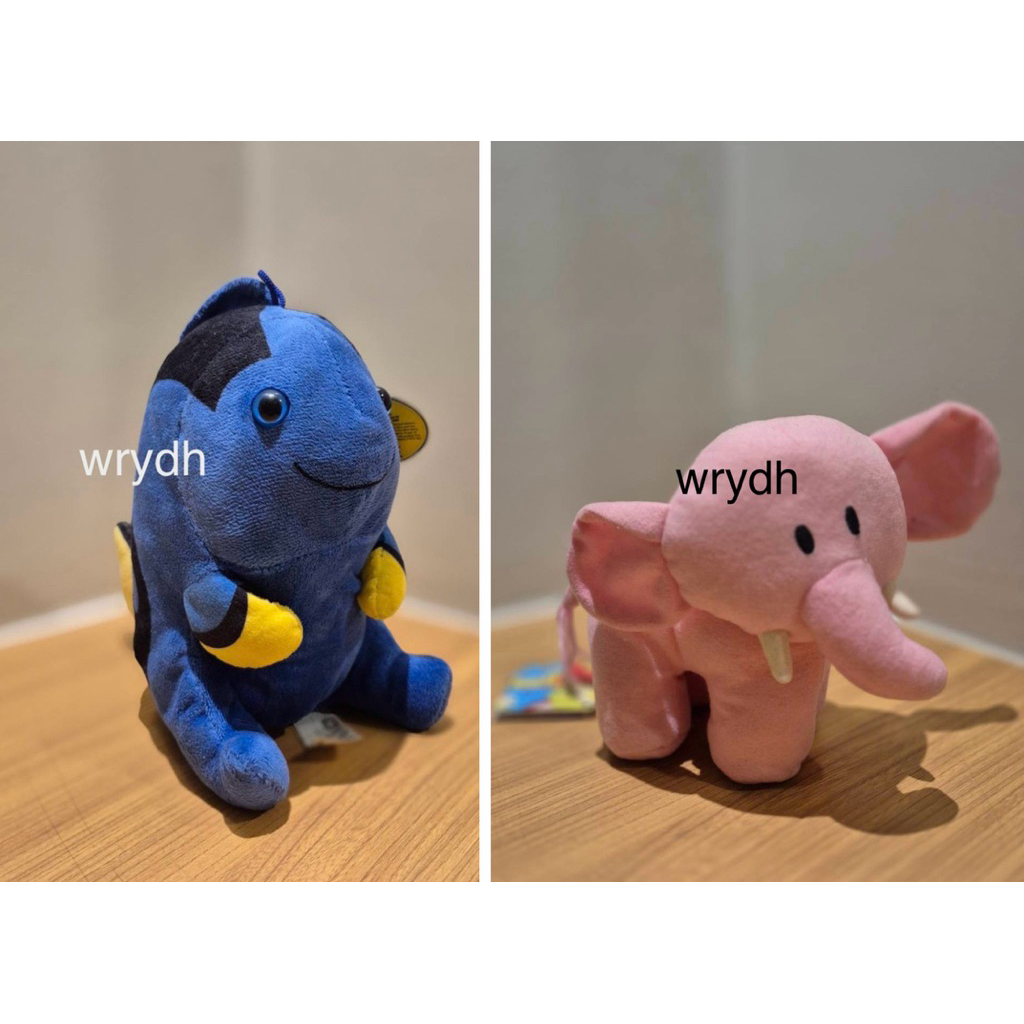 Boneka Dory Finding Nemo boneka Gajah Jungle Pals plushies Finding Dory boneka ikan