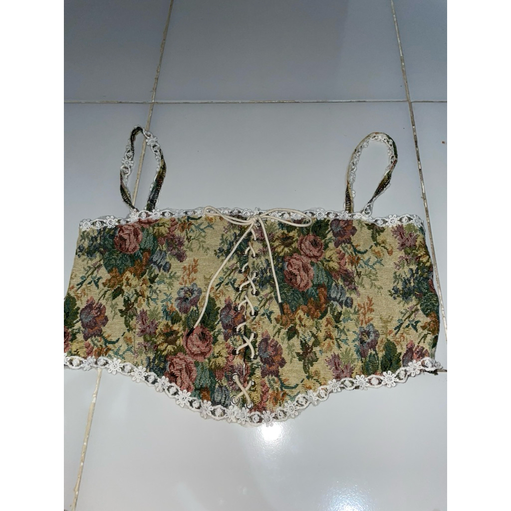 preloved vest korset vintage