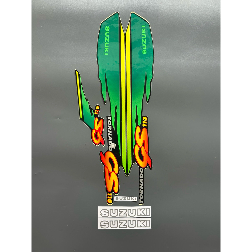 STRIPING STIKER TORNADO GS 1995 HIJAU