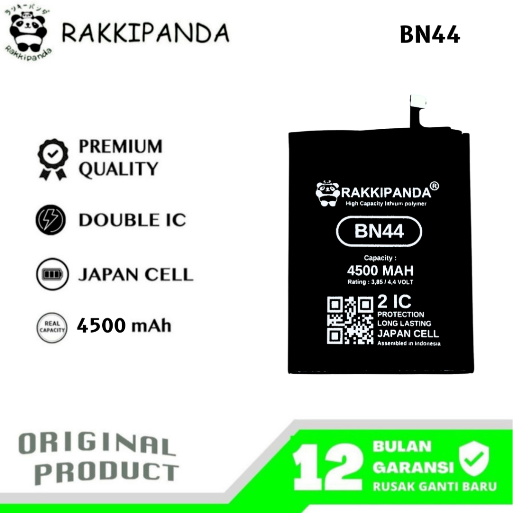 RakkiPanda - BN44 Redmi 5 Plus Batre Batrai Baterai