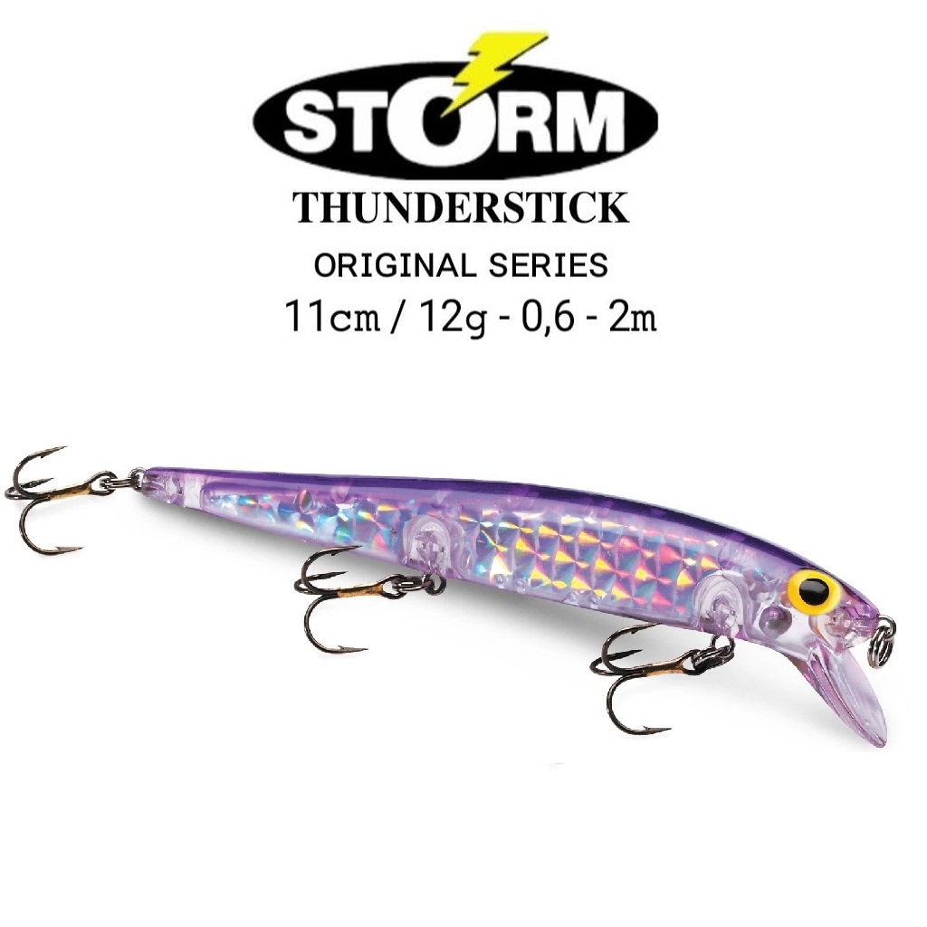 Lure Storm Original Thunderstick - Umpan Casting 11cm 12gr Depth 0.6-2m