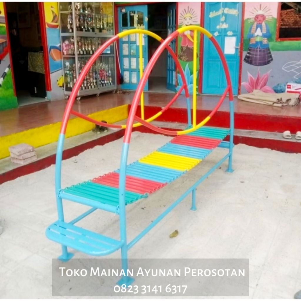 Jembatan Rantai - Jembatan Goyang - Jembatan Rantai Goyang - Mainan Jembatan - Playground Jembatan -