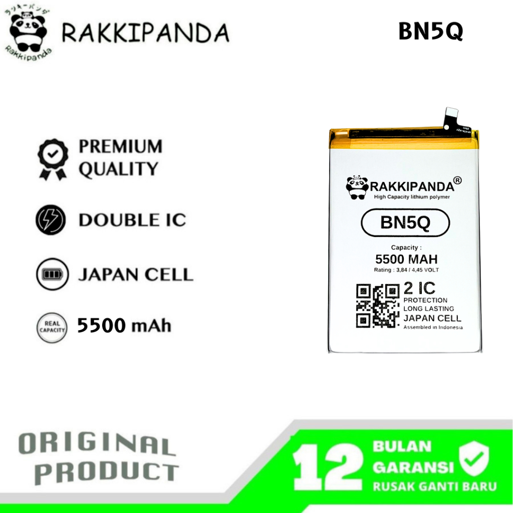 RakkiPanda - BN5Q Redmi 13C / Poco C65 / Poco M6 5G Batre Batrai Baterai