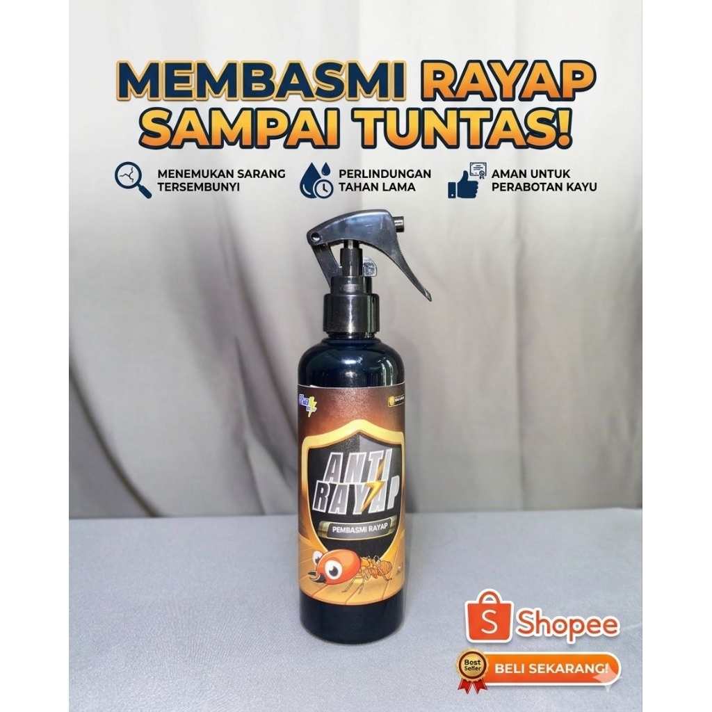 Flash klin Semprotan Anti Rayap Ampuh Pembasmi Rayap Permanen Laron dan Hama Kayu Tuntas Cairan Anti