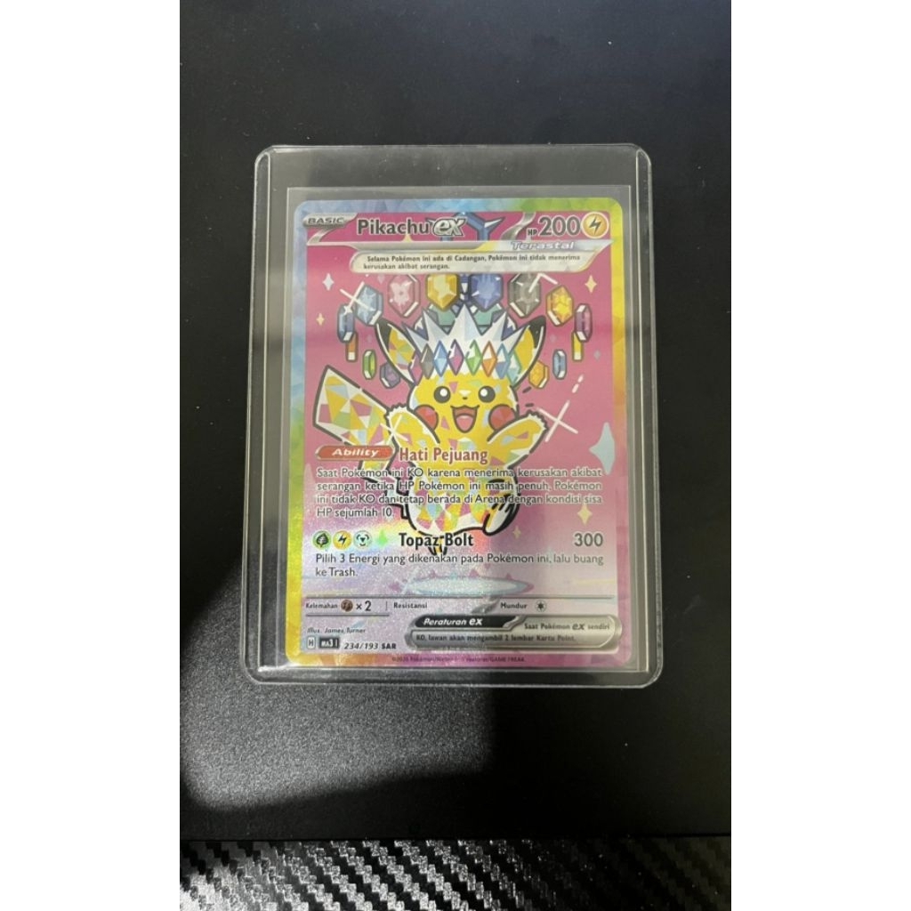 Pikachu Pokemon Evolusi Mega Impian Ex