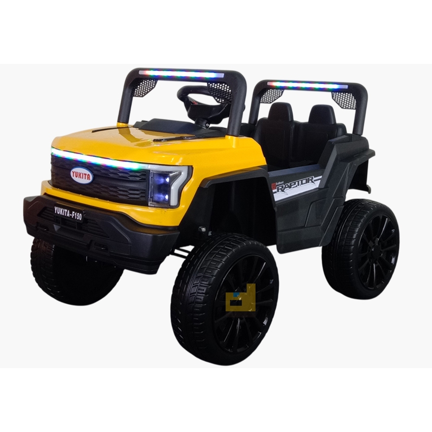 mobil aki yukita f-150 eva, kuning