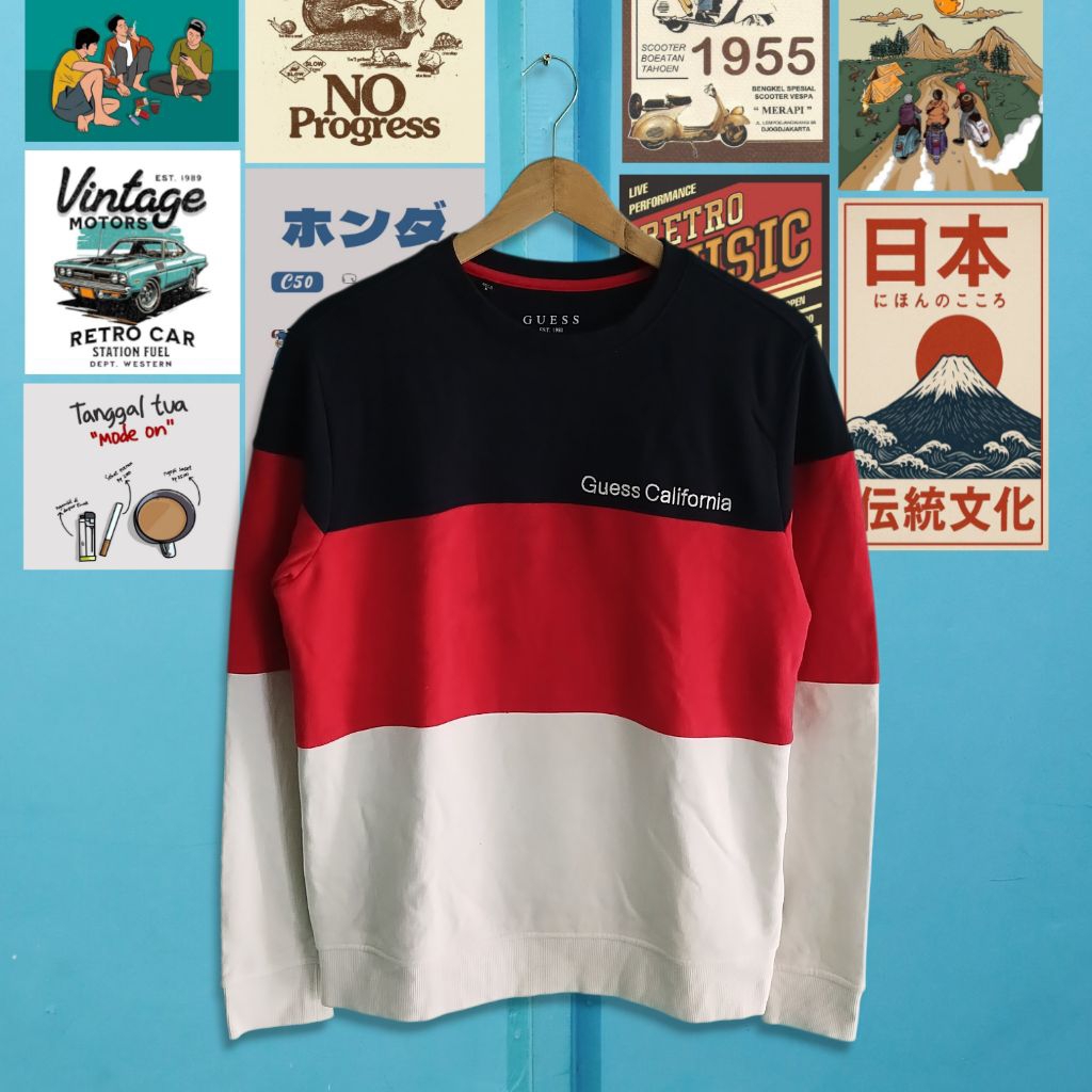 CREWNECK / SWEATER GUESS 3 WRNA CALI CNB0027 | SWETER PRIA