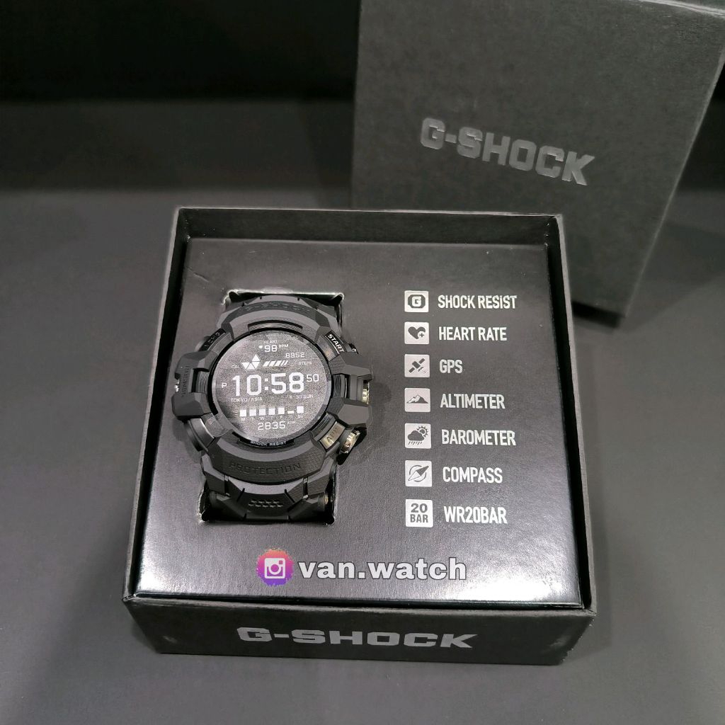 Casio Gshock Smartwatch GSW H1000 / GSW-H1000-1A Wear Os Google Original