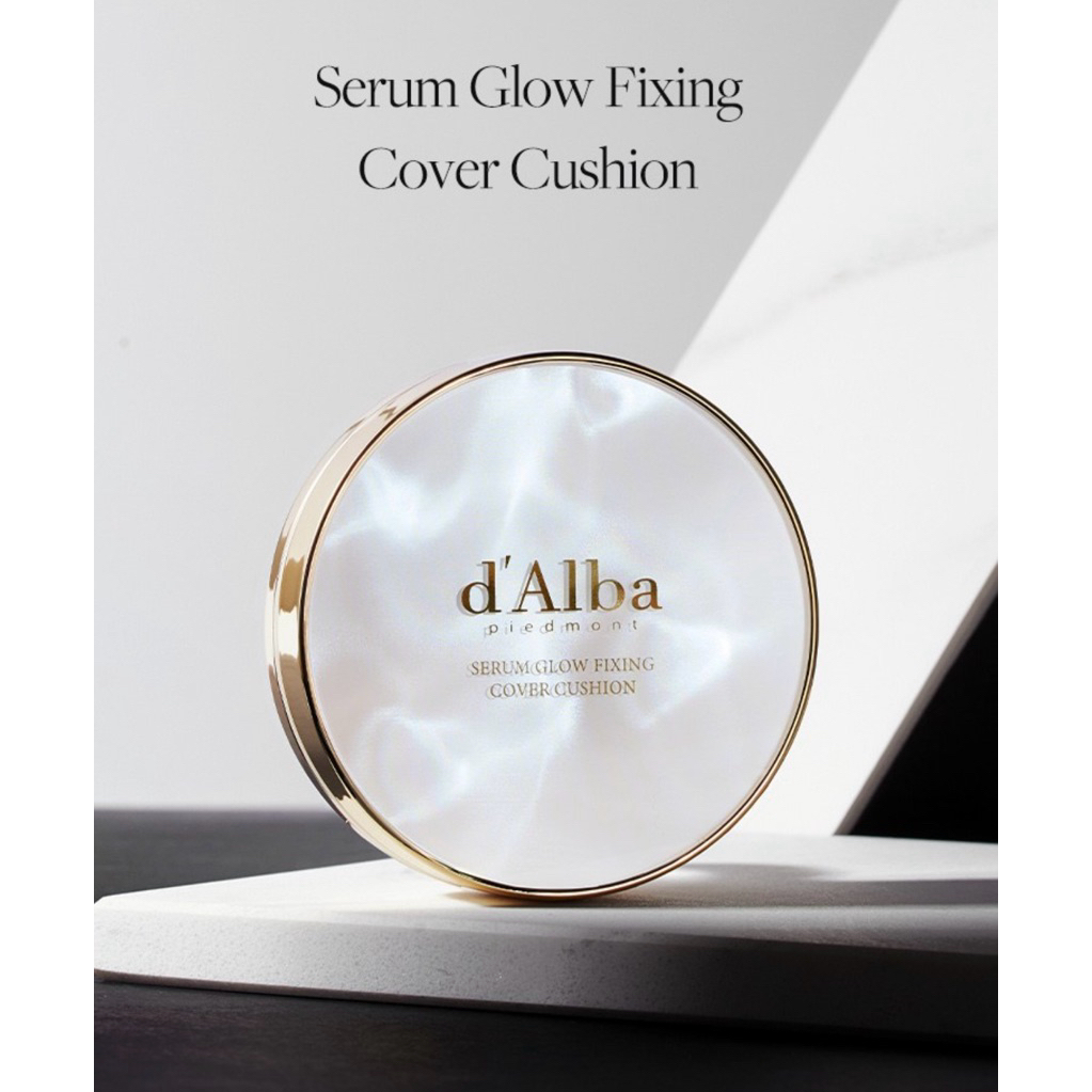[Cushion Foundation] D Alba Serum Glow Fixing Cover Cushion Foundation 17gr