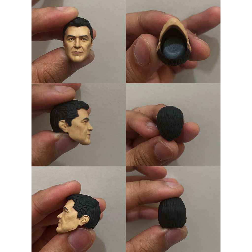 Head Sculpt - Custom Bruce Wayne (George Clooney) - Batman [KITBASH 1/12]