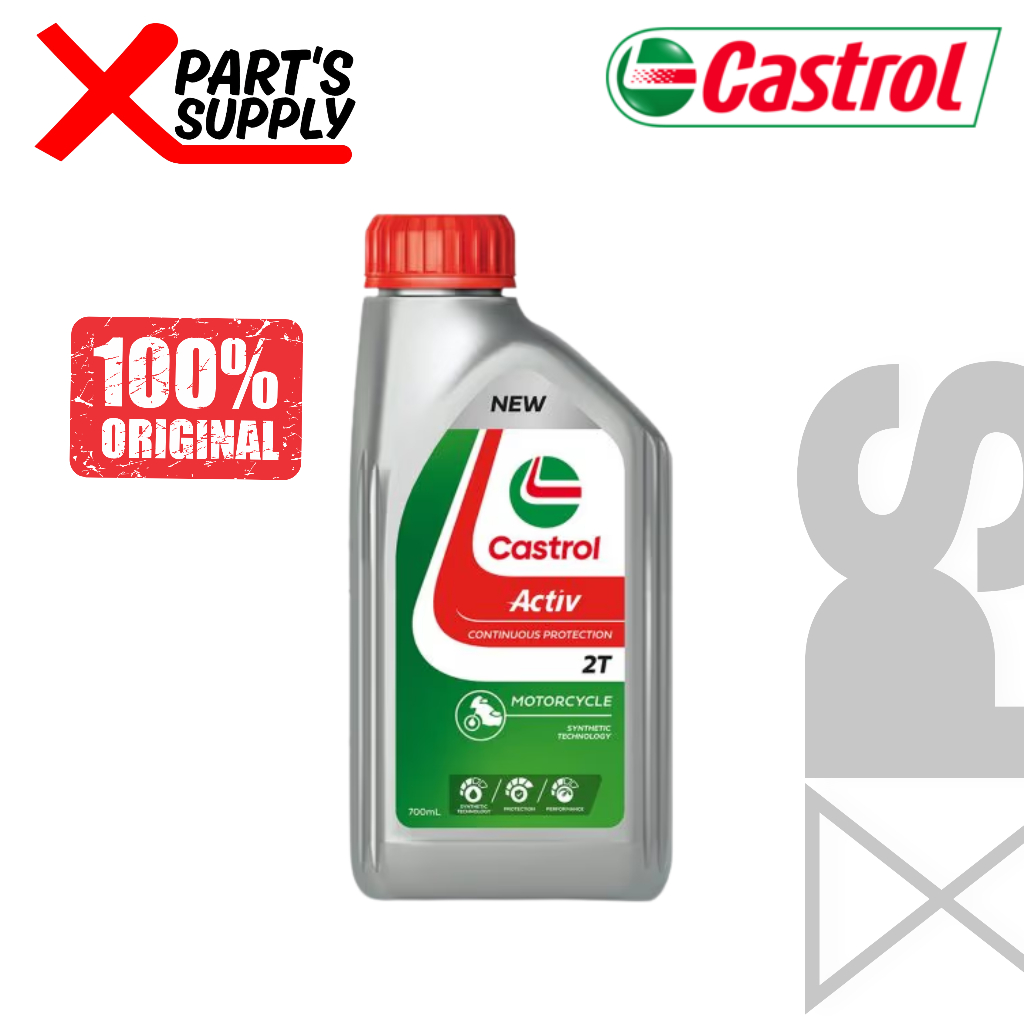 OLI CASTROL ACTIV 2T 0.7L ORIGINAL | OLI SAMPING CASTROL ACTIV 2T