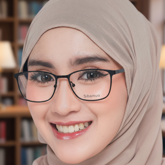 Optik Wilis  | Shibainuo 1801 | Model Kotak | Kacamata Pria Wanita