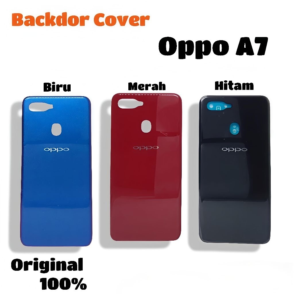 Backdor Cover Casing Tutup Belakang Oppo A7 Original