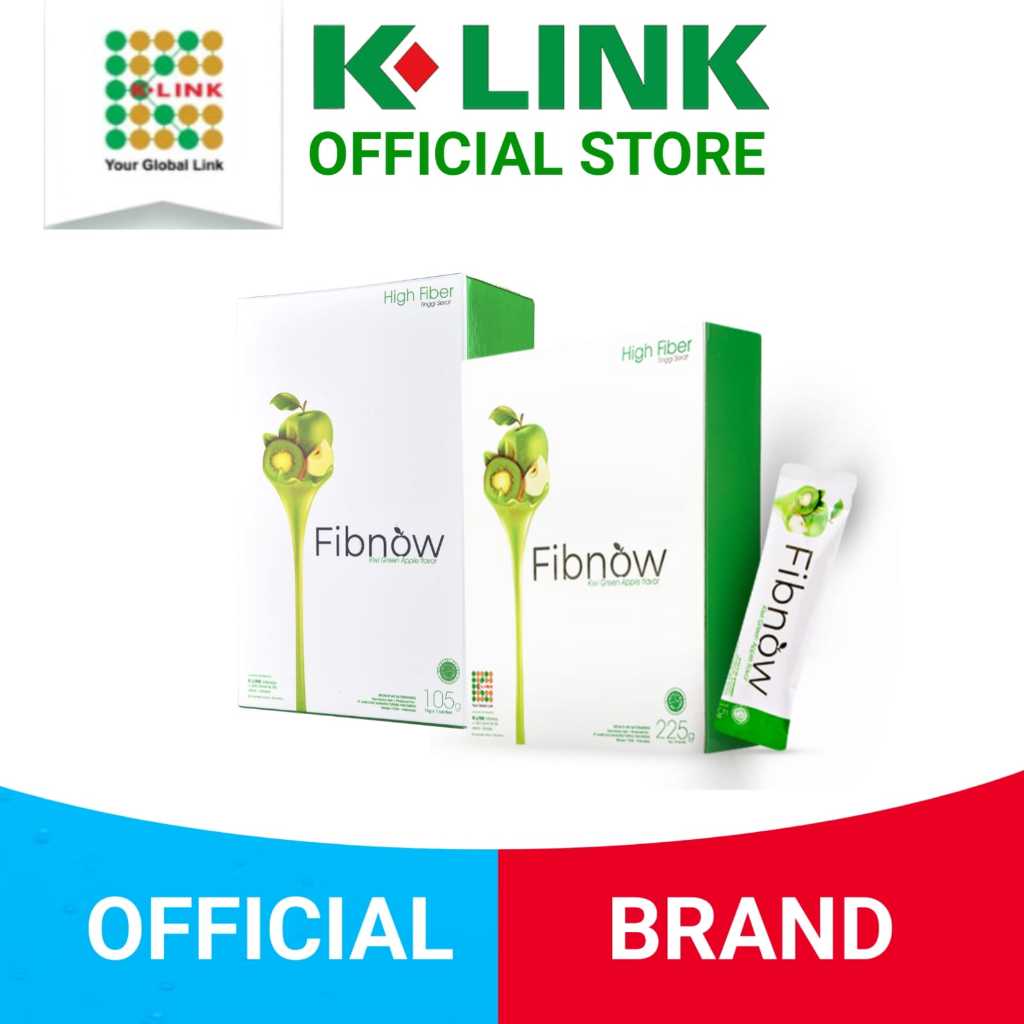 Fibnow K Link.Fibnow.Suplemen Makanan Diet dan Detoks.Fibnow Pengganti Biogreen.K link Fibnow Origin