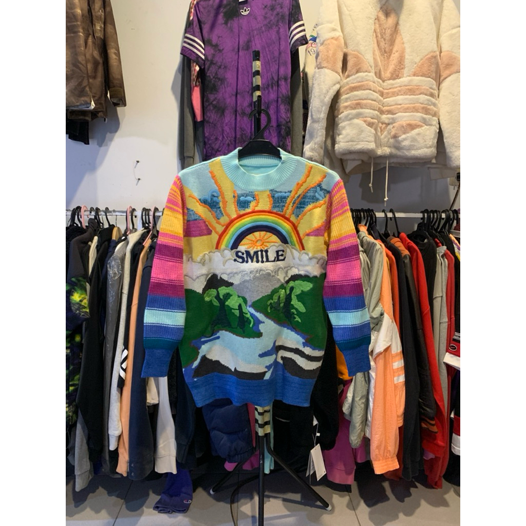 sweater rajut landscape//knitwear rare//rajut karakter