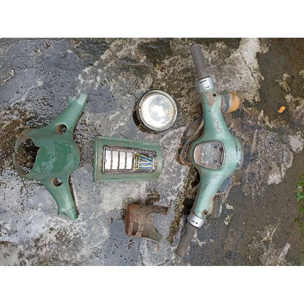 Batok Set Honda C70 Original Hijau