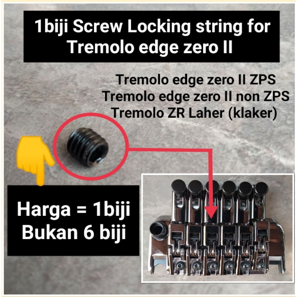 screw locking string for Tremolo edge zero II zps tremolo ZR tremolo zero II