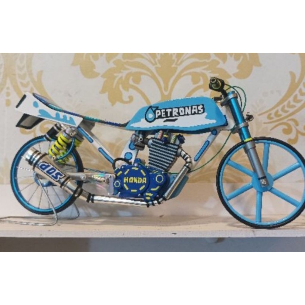 miniatur motor surex Honda gl pro trondol free cover body standar