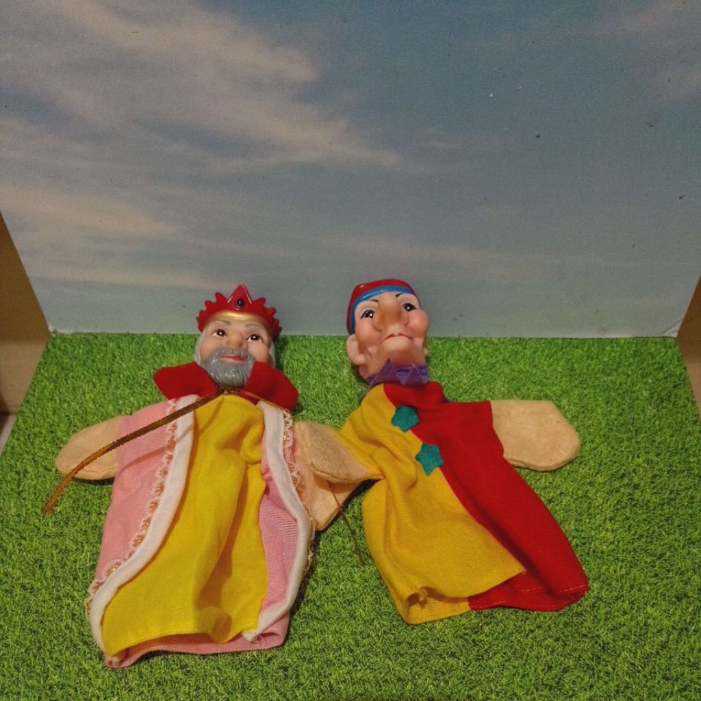 Vintage 70's Mr Rogers Neighborhood Puppets Lot Of 2 excellent pre-owned