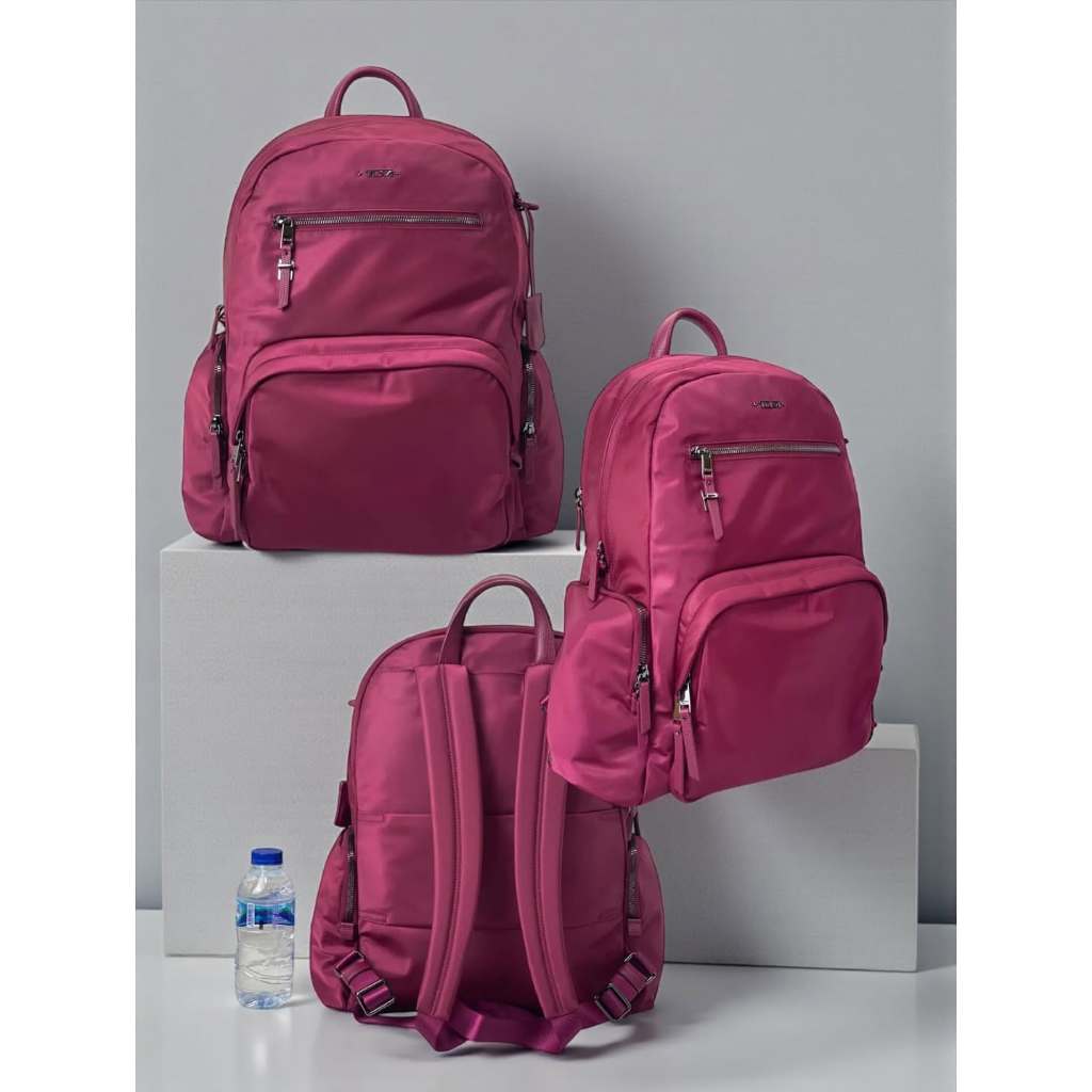 tas ransel cewek tumi pink loka002 ready stock