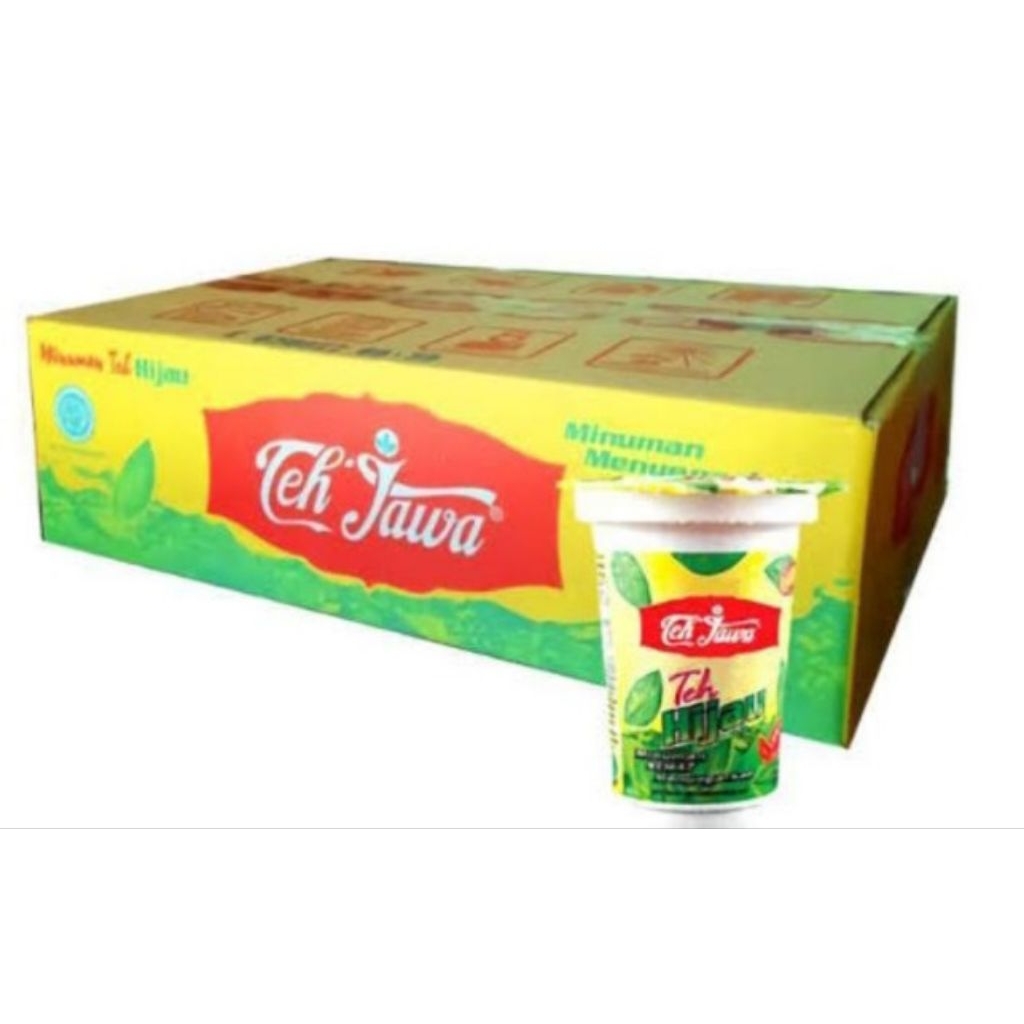 MINUMAN TEH GELAS JAWA 1 KARTON/TEH JAWA CUP GELAS (1 KARTON)