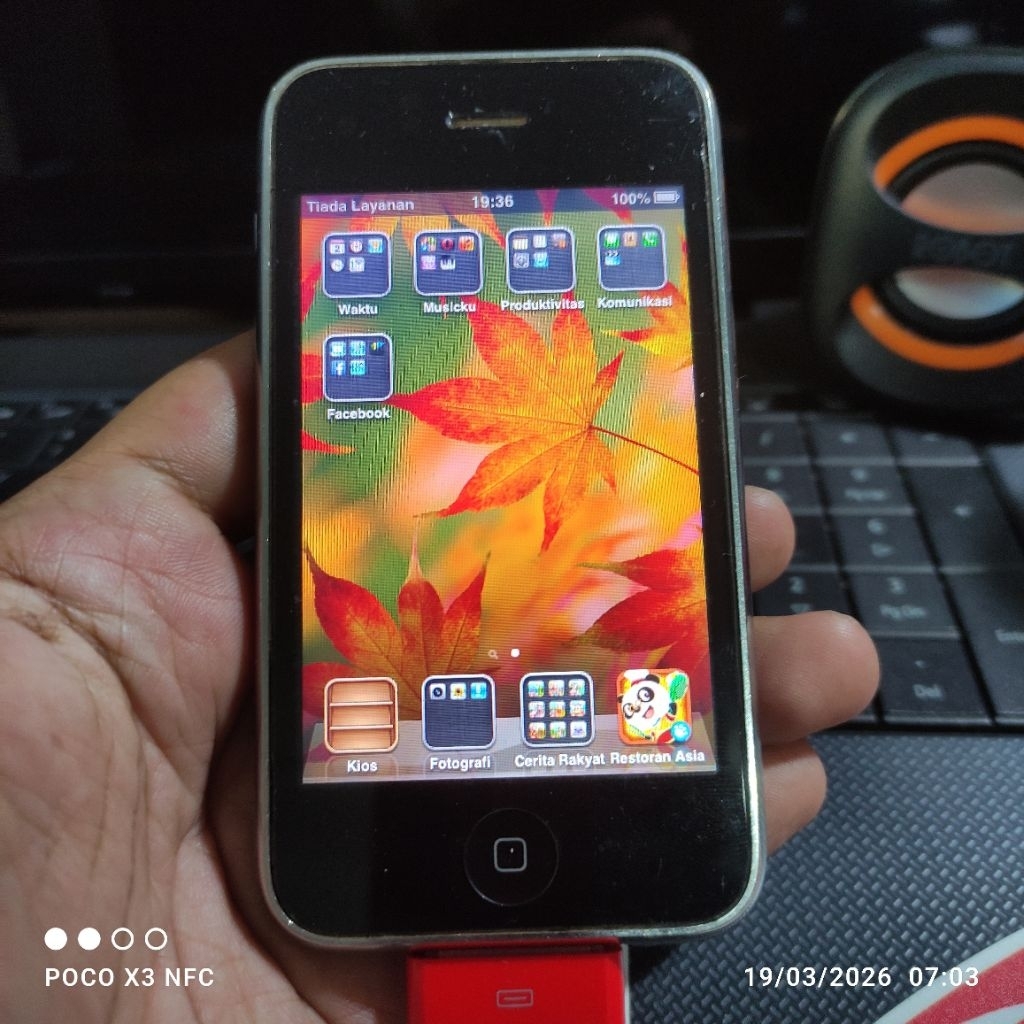 mesin iphone 3GS 32GB Minus cek catatan deskripsi