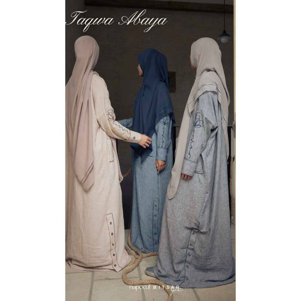 taqwa abaya size L itsar syari