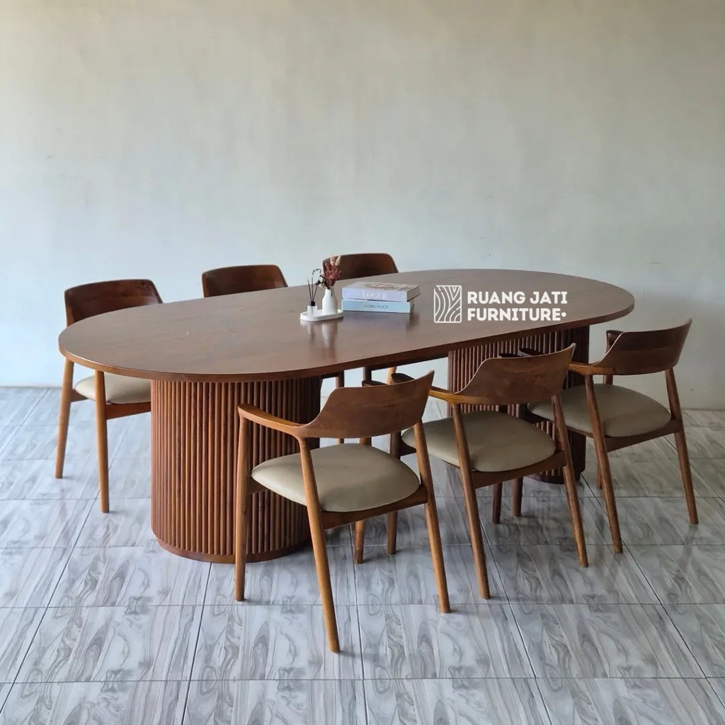 meja makan jati / meja makan jati minimalis / meja makan jati murah
