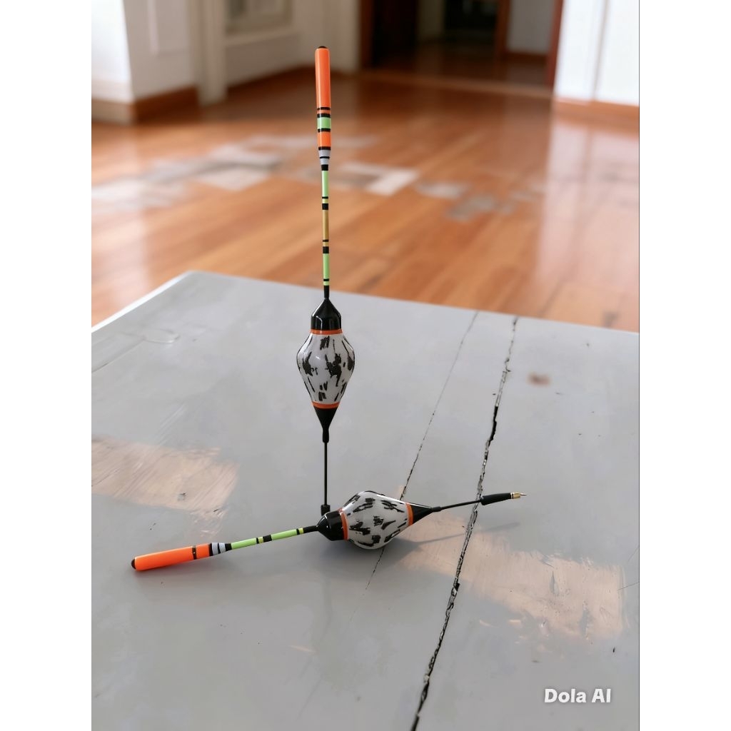 Pelampung kumbul anti badai model gentong bahan kayu balsa. 12cm 15cm 17cm