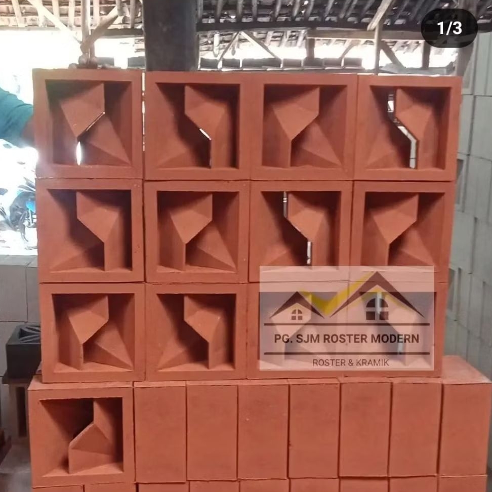 ROSTER MINIMALIS Roster Beton pagar rumah lubang angin angin anti tampias