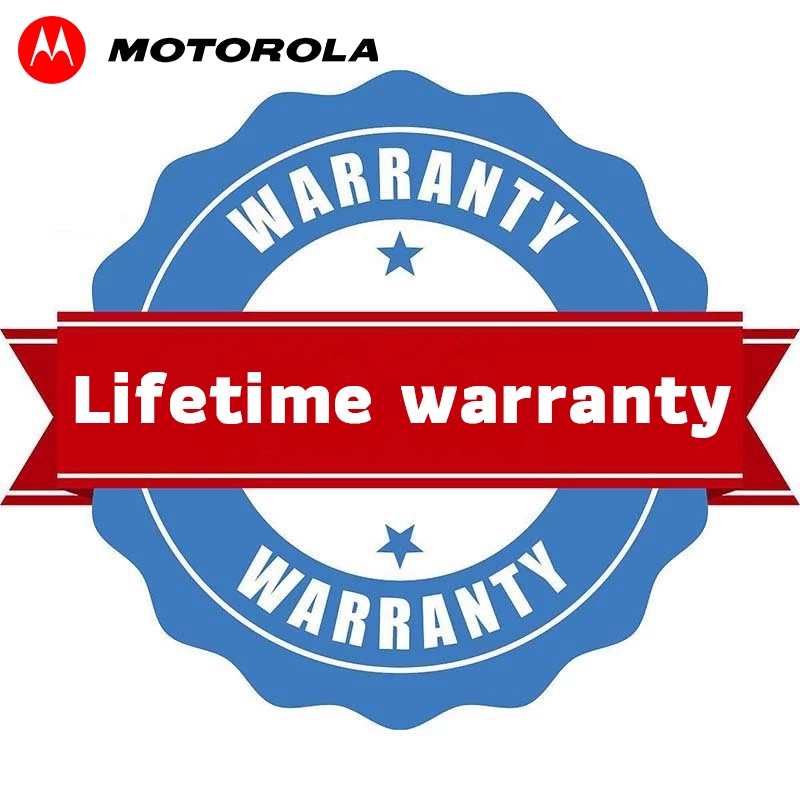 HT Motorola Walkie Talkie Lifetime Warranty Card