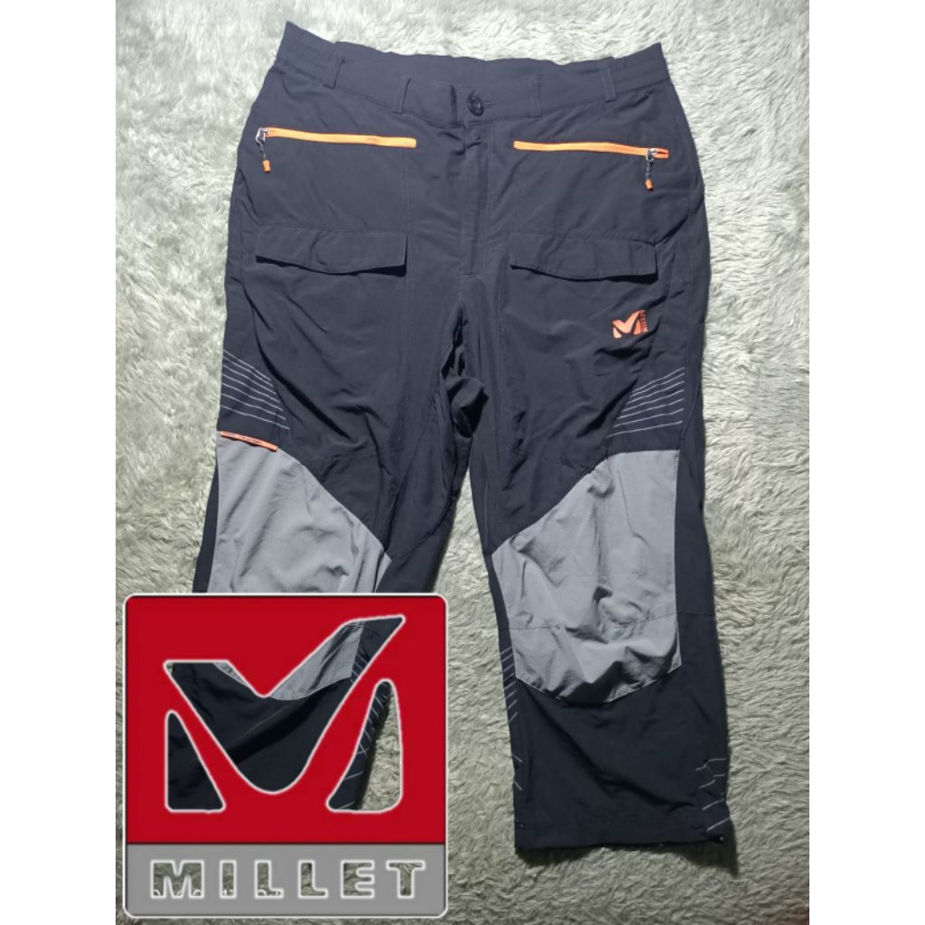 celana pendek ¾ double cargo depan gunung MILLET second brand